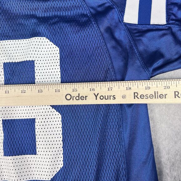 Peyton Manning 18 Jersey Mens XL Blue NFL Indianapolis Colts Onfield Reebok Y2K - Picture 8 of 15